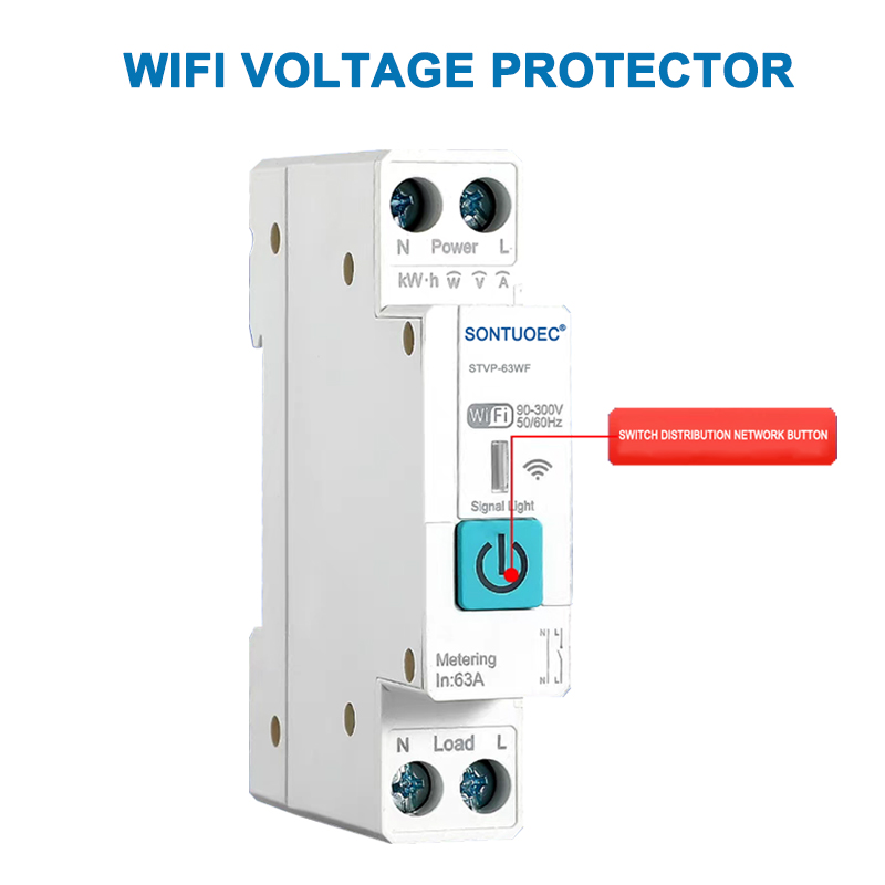 Akıllı Ray tipi WiFi voltaj koruyucusu
